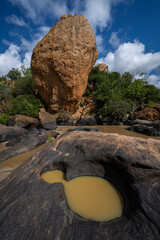 Rock pools at  Mrembo Waterfalls