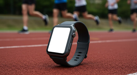 Fitness Watch on Track