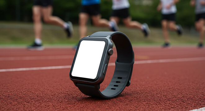 Fitness Watch on Track