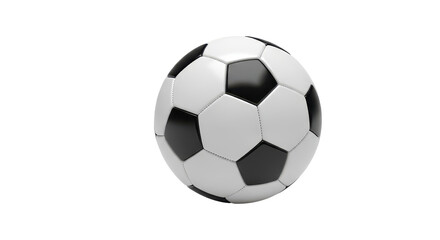 Obraz premium Soccer ball close-up for sport and recreation isolated PNG with Transparent Background
