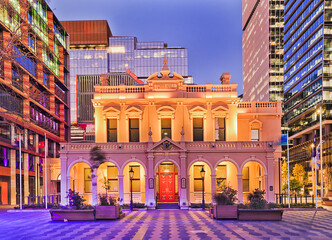 Parra Town hall Centre close facade