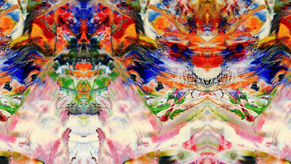 Abstract art background . Hand painting artwork on canvas .