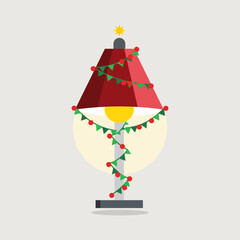 Christmas Garland Lamp Vectors