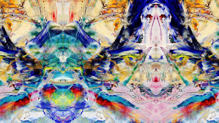 Abstract art background . Hand painting artwork on canvas .