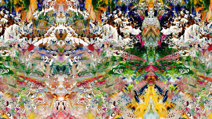 Abstract art background . Hand painting artwork on canvas .