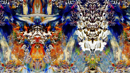 Abstract art background . Hand painting artwork on canvas .