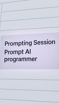 Prompting session ai programmer meeting notes schedule planning calendar planner appointment monday time block meeting note planner appointment