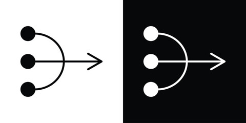 Simplify icon black silhouette pack. black and white icons