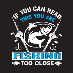 Fishing t shirt design 