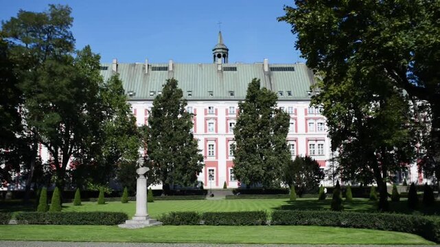 Frederic Chopin Park in Poznan, Poland