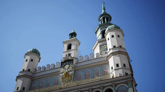 Town Hall or Ratusz in Poznan, western Poland