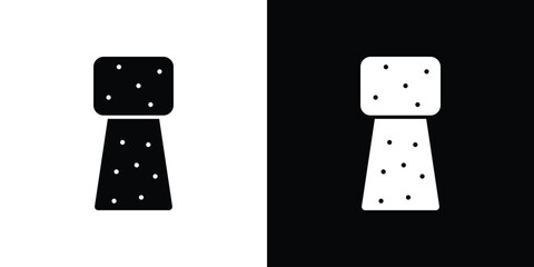 Cork icon black silhouette pack. black and white icons