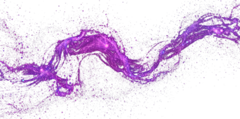 bright purple ink splash png with realistic 3d look and smooth curve flow