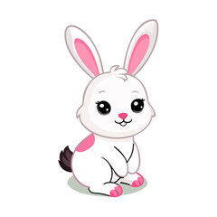 Obraz premium Rabbit Flat Icon