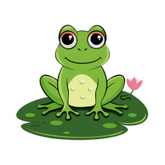 Fototapeta premium Frog Flat Icon