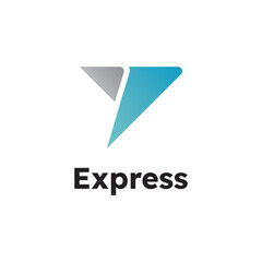 Fast Delivery Express Logo Vector Illustration