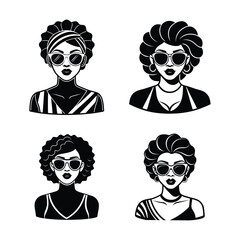 African American Woman svg