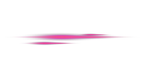 Pink Light Streaks Set Transparent Background Dynamic Glow Effect