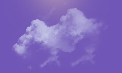 Fototapeta premium Abstract Light Gray Cloud on Blue Background