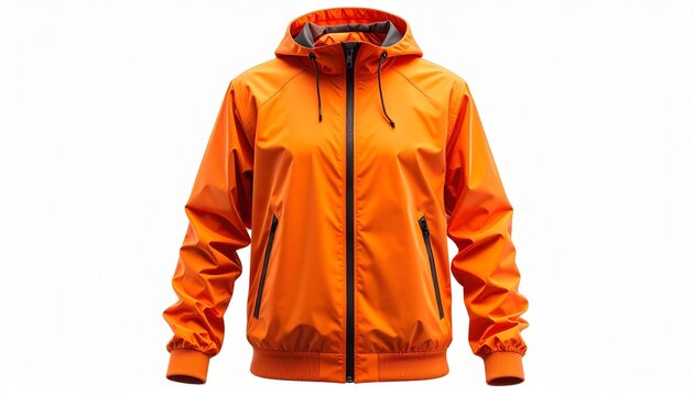 yellow jacket on a white background