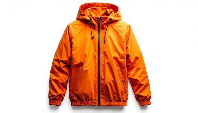 yellow jacket on a white background