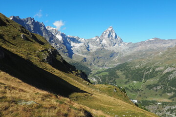Cervino veduta dalla Valle d'Aosta
