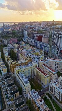 Aerial View of Lisbon, Park of Nations, Portugal