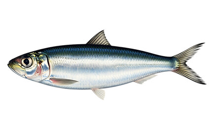 Sardine Fish Seafood Marine Life Aquatic Animal Silver Shiny Herring Ocean