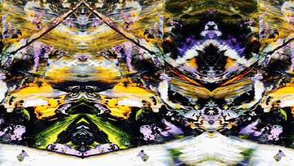 Abstract art background . Hand painting artwork on canvas .