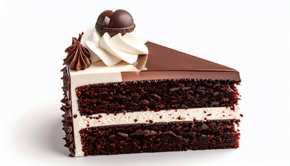 Obraz premium Chocolate Cake Slice