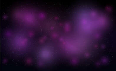 Purple glowing fantasy cosmic galaxy nebula background vector design background