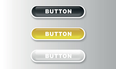 Collection of colorful buttons, frames, web event panel, colorful buttons