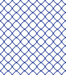 Two-color seamless geometric pattern, theme for notebooks, rugs, cups, notepads and more.