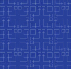 Two-color seamless geometric pattern, theme for notebooks, rugs, cups, notepads and more.