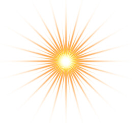 Obraz premium Golden Shining Flare sparkle transparent png 