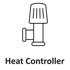 Heat controller Vector icon which can easily modify or edit