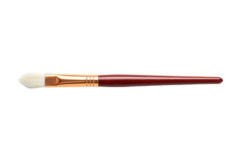 Isolated artist's round brush for painting, drawing, and artistic design on a table top