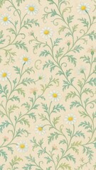 Elegant floral vintage mobile wallpaper