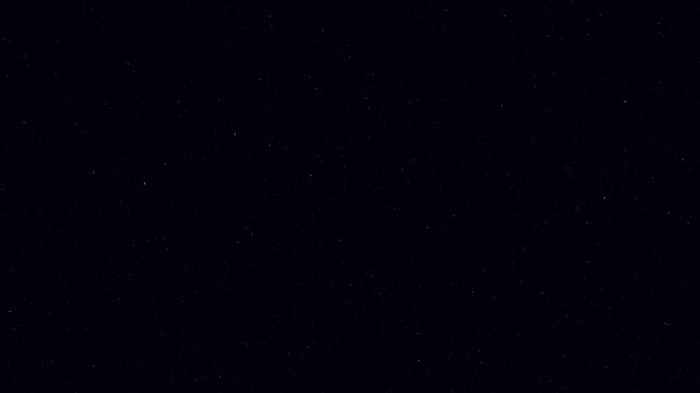 Starry night sky rotating loop. 4K outer space motion background