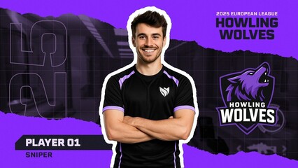 E-Sport Gaming Contest Player Presentation Introduction