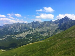 mountain views in summer