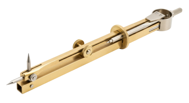 Isolated screw divider for toolmaking and construction, professional engineering instrument