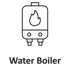 Fototapeta premium Electric heating Vector icon which can easily modify or edit