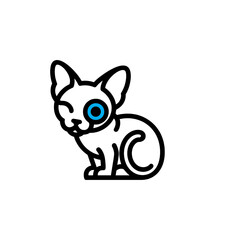 Funny cartoon animals, pets, dogs, cats, ponies, unicorns owl
