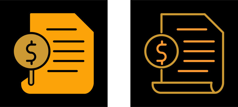 Invoice Vector Icon