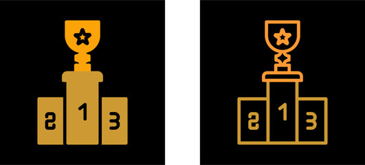 Podium Vector Icon