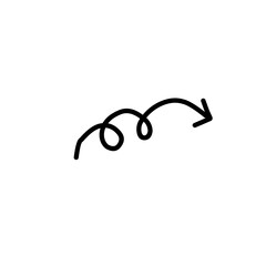 Arrow vector line icon