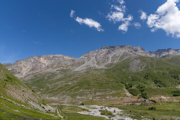 Fototapeta premium The Arves massif are a massif in the French Alps 