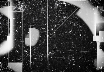 Grunge Film Frame Texture with Scratches