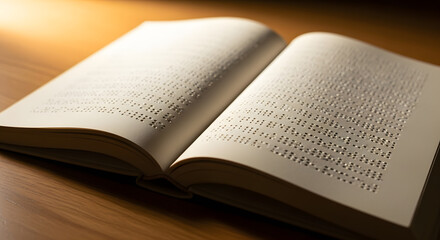 Empowering Braille Book Scene with Warm Illumination and Inclusive Meaning